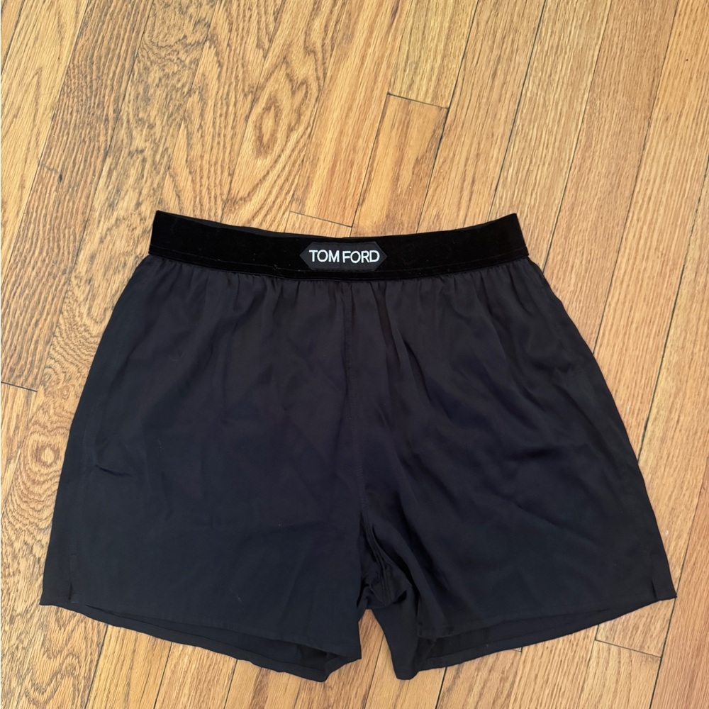 Tom Ford Black Athletic Lounge Shorts
